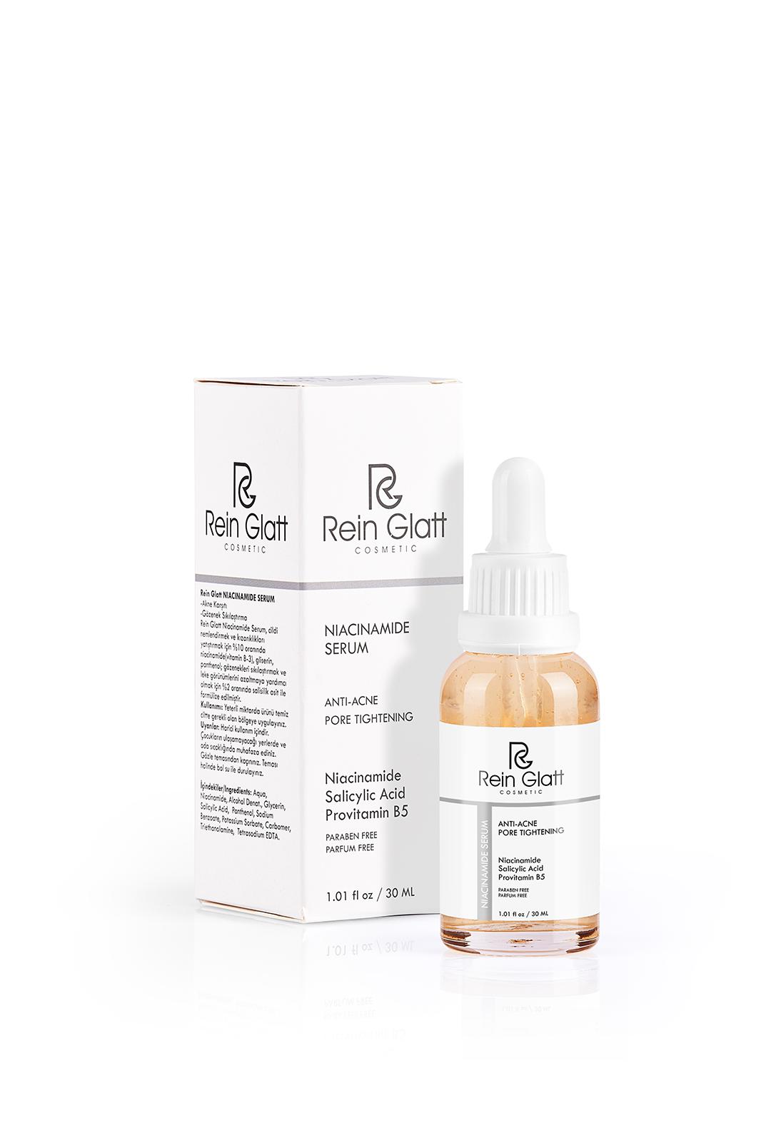 Rein Glatt Gözenek Ve Karşıtı Niacinamide Ve Salisilik Asit Içeren Cilt Bakım Serumu 30 ml