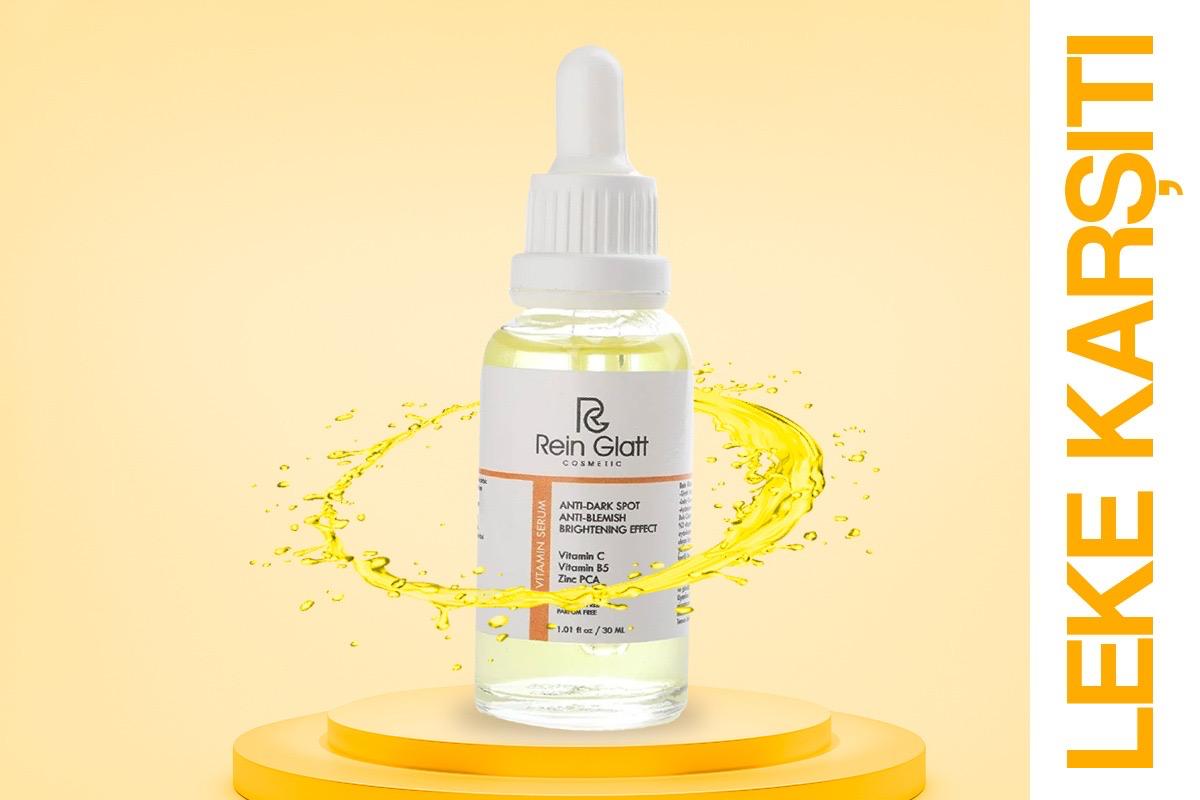 Rein Glatt Aydınlatıcı Canlandırıcı Leke Karşıtı Ve Besleyici C Vitamini Serumu Vegan B5 Zinc Pca