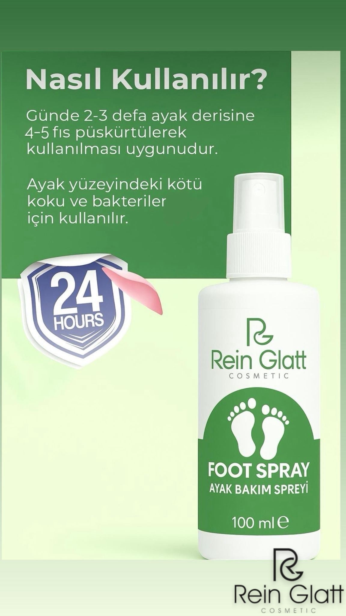 Çay Ağacı Özlü Ayak Ve Tırnak Mantar Koku Gidermeye Yardımcı Nemlendirici Bakım Spreyi