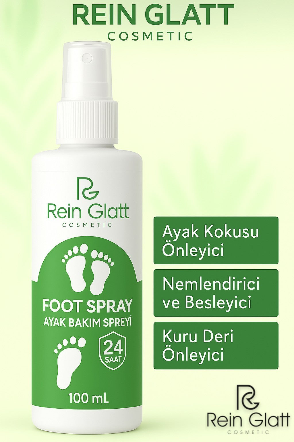 Çay Ağacı Özlü Ayak Ve Tırnak Mantar Koku Gidermeye Yardımcı Nemlendirici Bakım Spreyi